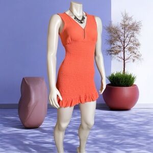 O’Neill Sleeveless Ruffle Hem Summer Mini Dress